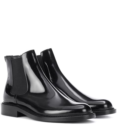 gucci patent rubber chelsea boots|Patent Leather Chelsea Booties for Women .